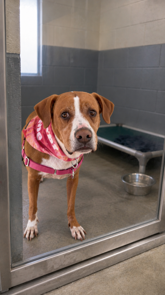 Adora rescue dog waiting for adoption